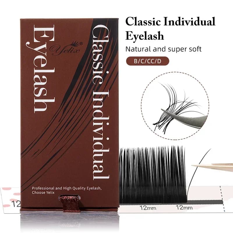 Super Matte Klassiske Enkeltvipper 0.18mm