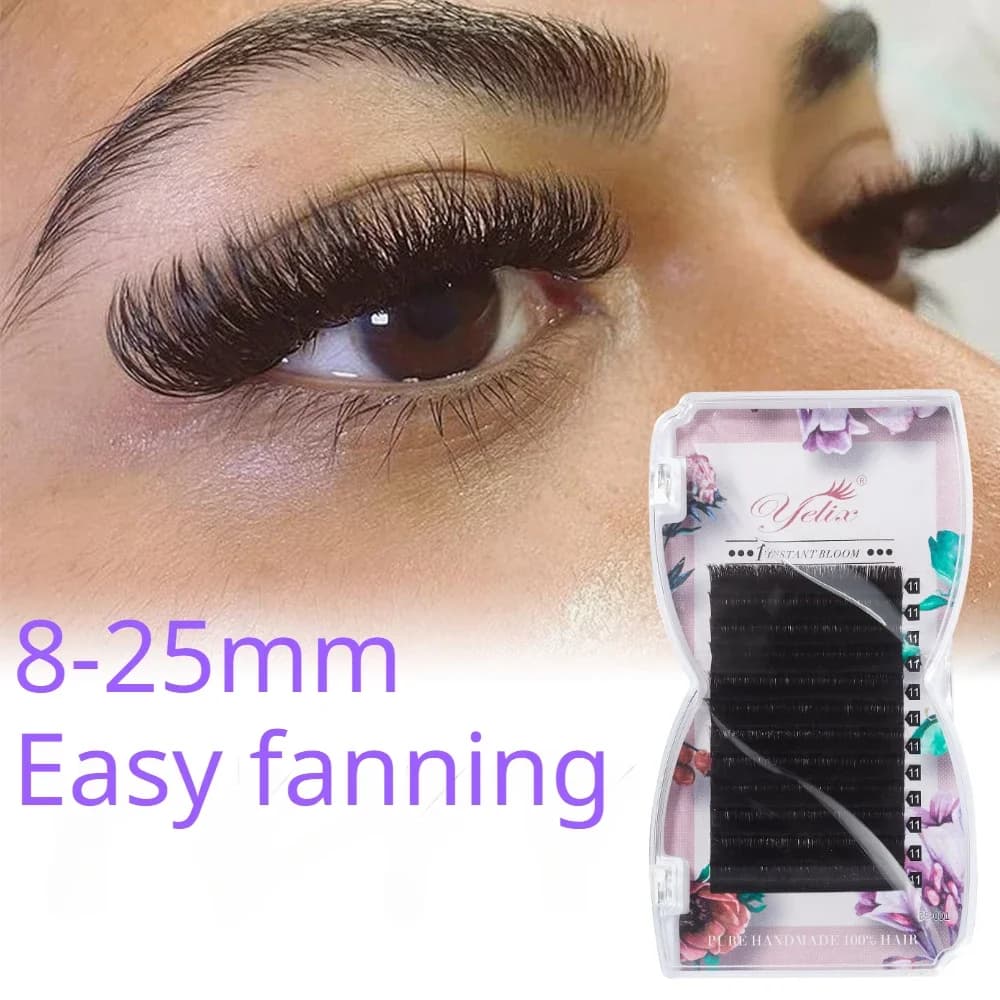 Let at fane vippeextensions 0,07mm 8-25mm