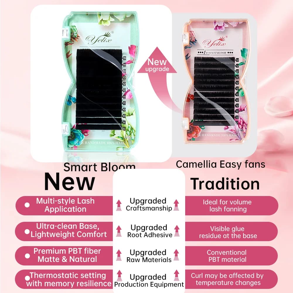 Easy Fanning Smart Bloom Blandede Længder Vipper