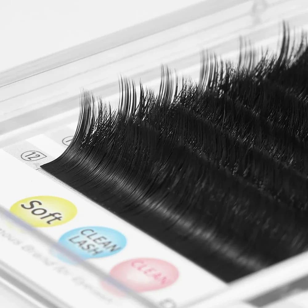 V-form auto-fan blooming lashes mix 8-15mm