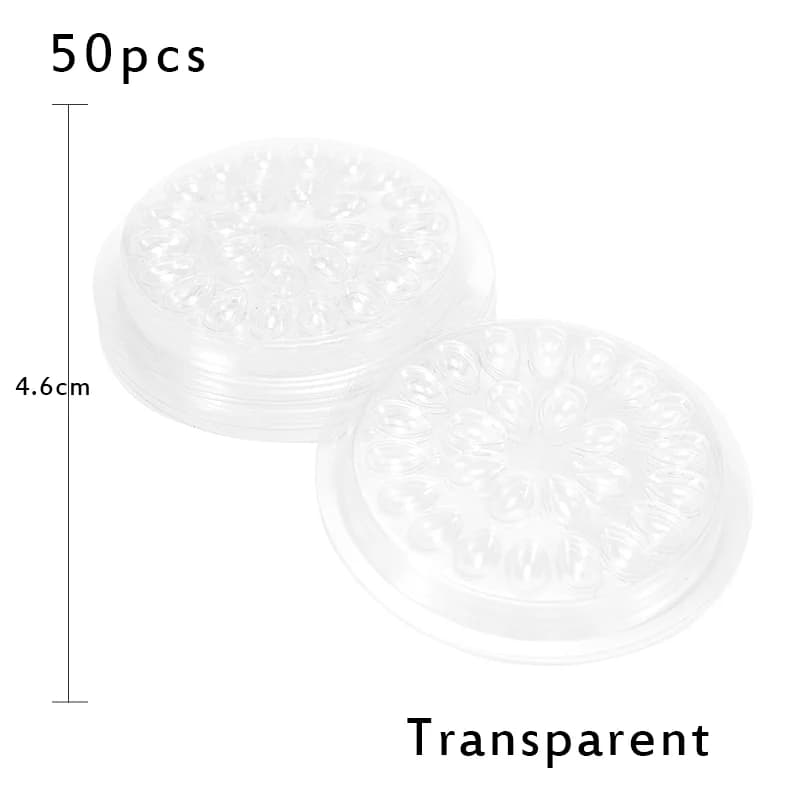 Blomsterformet plastiklimholder til vippeextensions