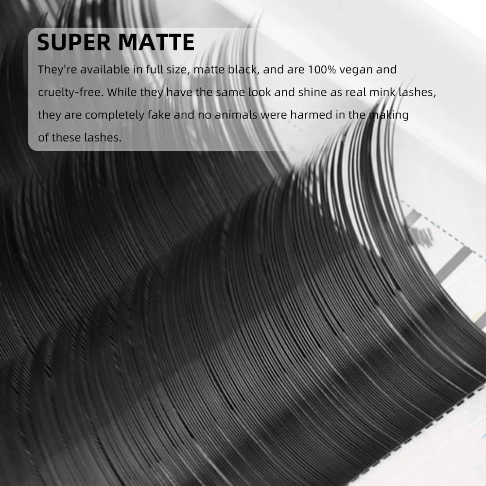 Super Mat Sort C/D Curl Volume og Klassiske Vipper