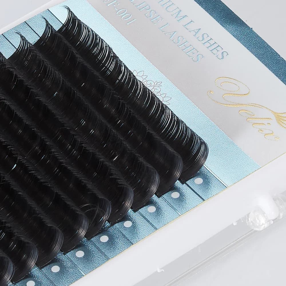 Ellipse flade cashmere split-tip vippeextensions