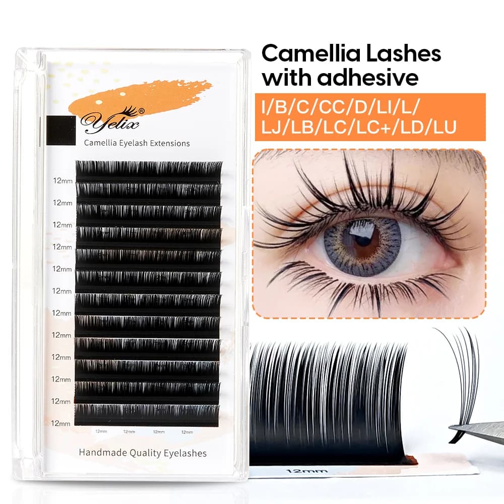 Camellia Bloom individuelle vippeextensions med lim