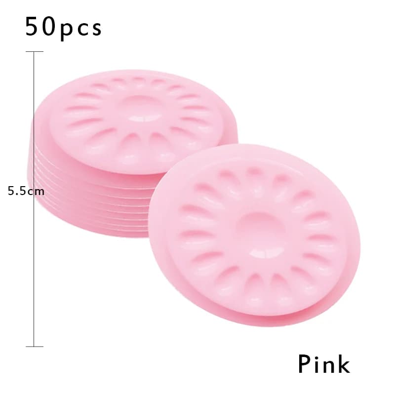 Blomsterformet plastiklimholder til vippeextensions