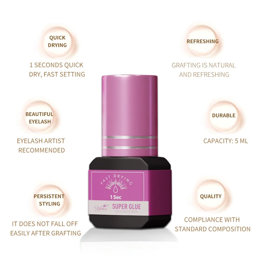 Professionel Lim til Vippe Extensions 5 ml 3-pakning