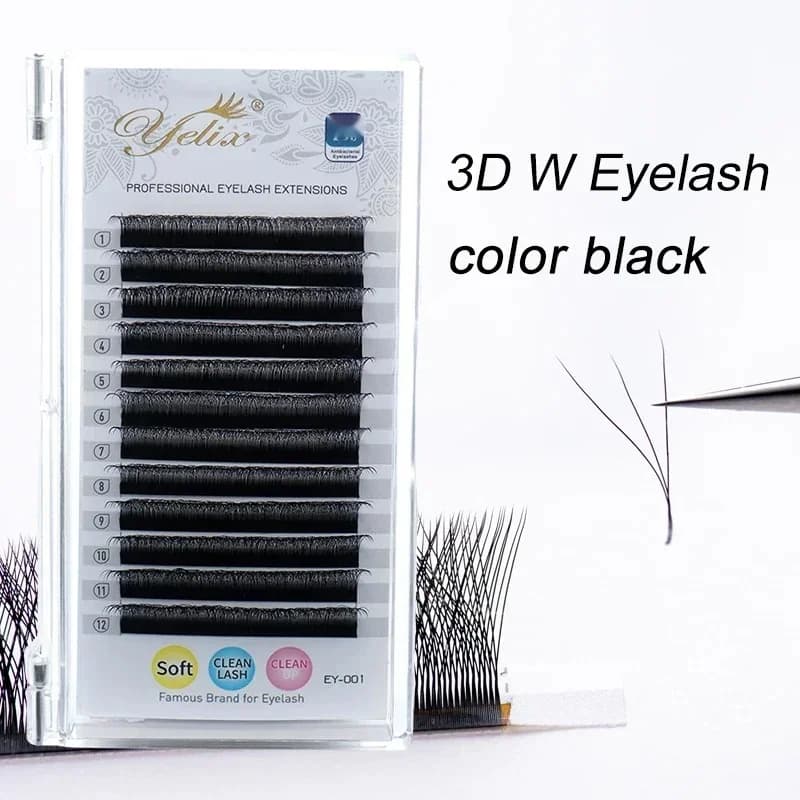 Soft Clover 3D Mink W-form Øjenvippeextensions