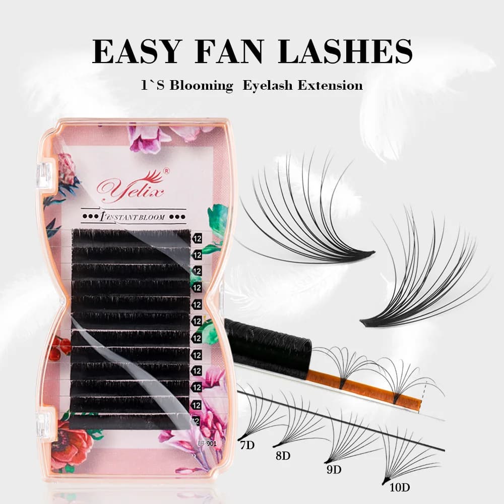 Easy Fan Mega Volume Vippeextensions, 0,03/0,05mm