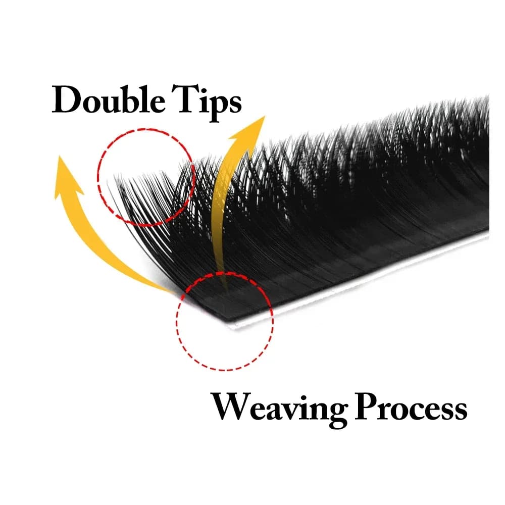 V-form auto-fan blooming lashes mix 8-15mm