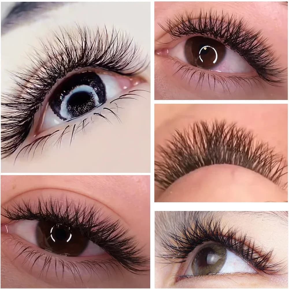 V-form auto-fan blooming lashes mix 8-15mm