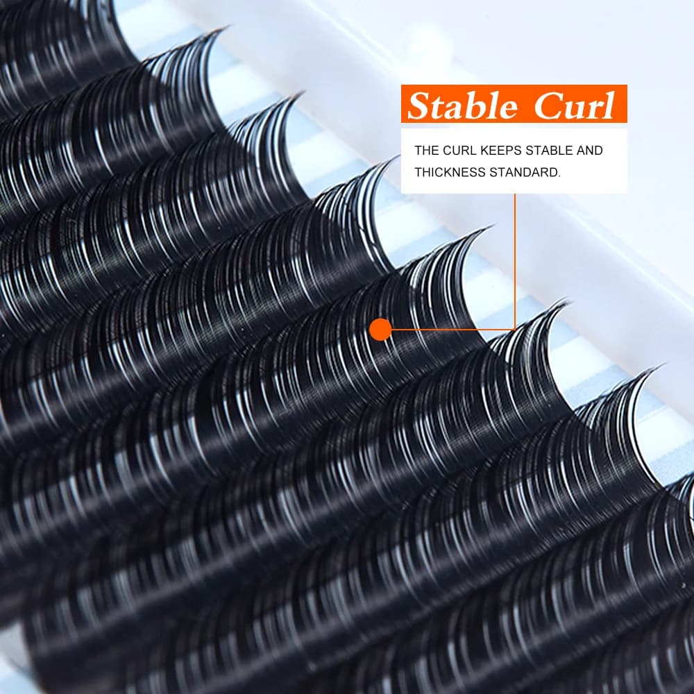 Silk Individuelle Øjenvippe Extensions til Russian Volume
